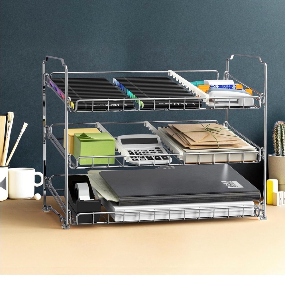 Chrome Can Organizer Rack for Kitchen - Picture 9 of 9